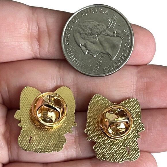 Set of 2 Sailor Moon Luna and Artemis Couple Best Friends Enamel Pins - Picture 10 of 10